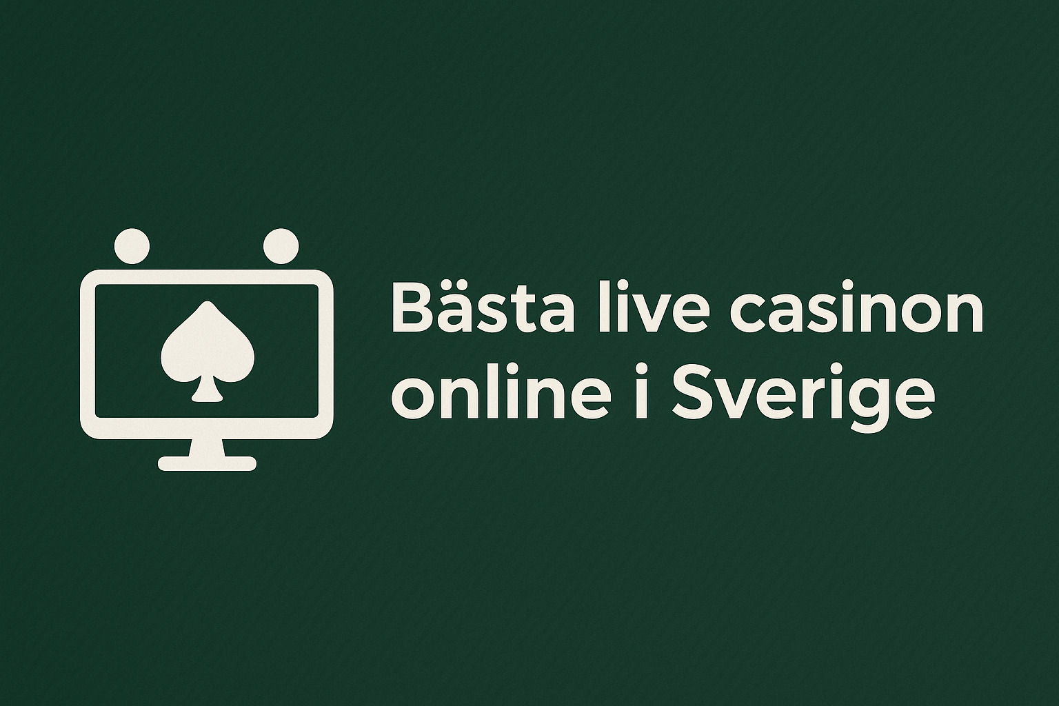 Bästa live casinon online i Sverige